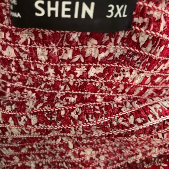 Shein Plus Size Long Floral Dress - Picture 2 of 3